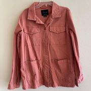 Coral Denim Jacket