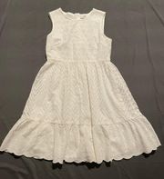 White Eyelet Dress