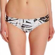 🆕 Reef Desert Palm Retro strappy bikini bottoms black white neutral