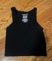 Wallflower Black Crop Top