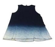 Purejill indigo blue tank Size M