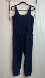 Vince. Women’s Sleeveless Adjustable Waist Front Pockets Jumpsuit Size 2