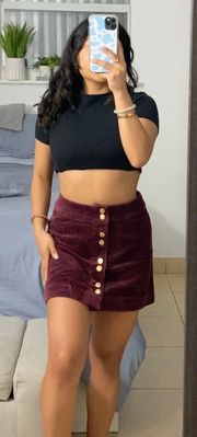 Ribbed Skort