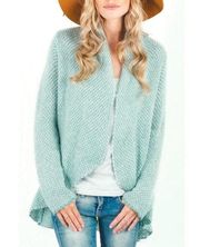 Wooden Ships • Teal & Grey Dylan Sweater Cardigan