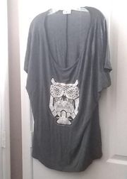 Free kisses owl tee 2x