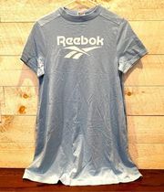 REEBOK Women’s Light Blue T-Shirt Dress Size S NEW