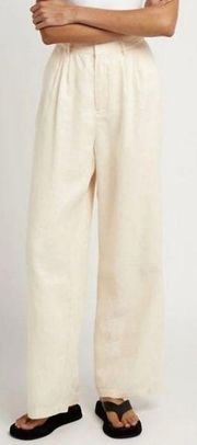 Dissh Norah Cream Linen Pants (2)