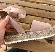 Light Pink Platform Sandals