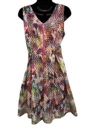 NEW YORK AND COMPANY Graphic Print Dress Used Size 12