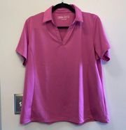 Lady Hagen Pink Hydro-Dri Golf Polo Size XL