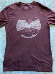 Maroon  Nature T-Shirt