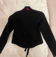 ZARA Open Back Turtle Neck