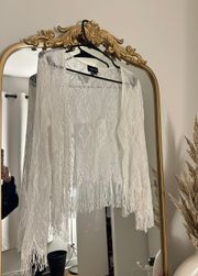 Fringe Cover Up Vest