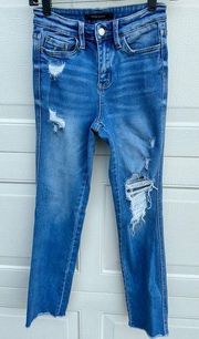 Flying Monkey | Distressed Boyfriend Crop Jeans Size 24