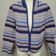 Karen Kane Southwestern striped blazer size small