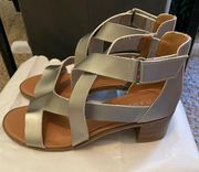 Rampage strappy sandals~ metallic