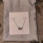 Kendra Scott Silver Ember Necklace