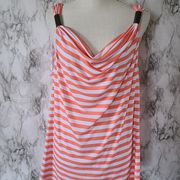 Kenneth Cole striped blouse size xl