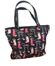 Lulu Guinness London Scottie Dog Shoulder Bag Small Tote Women