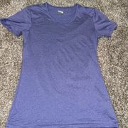 Purple athletic t-shirt