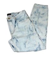 NWT Ramy Brook Elle Boyfriend Jeans Bleach Dyed Distressed Size 27