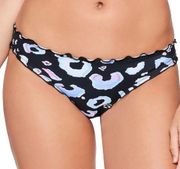 Salt+Cove leopard multi ruffled bikini swim bottom