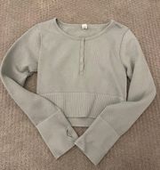 Aerie Button Long Sleeve