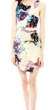 floral silk dress Size Small