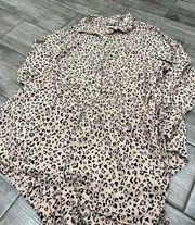 Victorias Secret Cheetah Pajama Set Size XL
