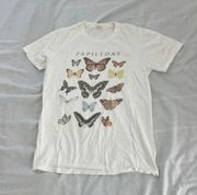 Urban Outfitters butterfly graphic tee Size small Condition: Good Color: white Brand: UO