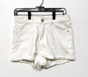 American Bazi white high waisted shorts sm…