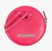 NWT   Le Pitchou Round Coin Purse Dark Pink