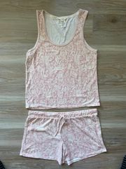 Paisley Print Pajama Set