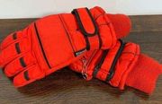 Vintage Montogery Wards Women's Thinsulate Winter Gloves Red S/M