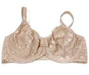 Chantelle  | Nude Tan Lace Unlined Underwire Bra 36DD