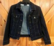 Liz Claiborne Womens Denim Jean Jacket Size S