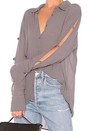 Michael Lauren Nobel Top in Lava Grey Size Large