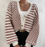 Multi Pattern Cardigan 