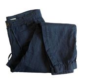 4our Dreamers Navy Linen Joggers