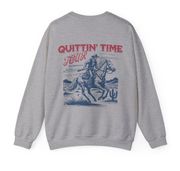 Zach Bryan The Quittin Time Tour Merch Crewneck Sweatshirt