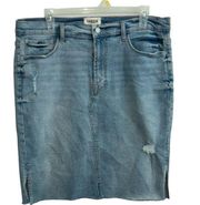 Kensie jeans vintage luxe denim skirt size 10/30