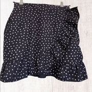 Pretty Little Things Black/White Polka Dot Skirt SZ 4 NWT