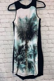 🎓 1. State Palm Trees Sleeveless Dress