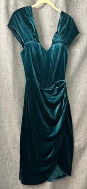 Corset Green Dress 