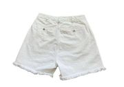 Vintage LA Blues Women’s White CutOff Shorts Raw Hem High Wasit Womens‎ Size 12