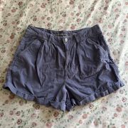 Purple Corduroy Mom Shorts Size 8