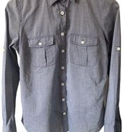 Chambray J. Crew The Perfect Shirt button-up Shirt Small