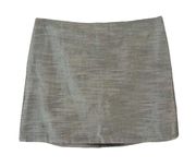 Alice + Olivia Myra Metallic Mini Skirt Sz 6