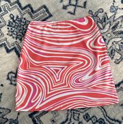 SheIn Swirl Pattern Mini Skirt