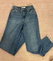 Garage wide leg jeans